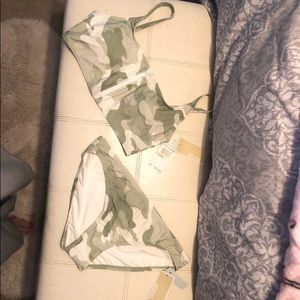 Michael Kors camouflage bikini